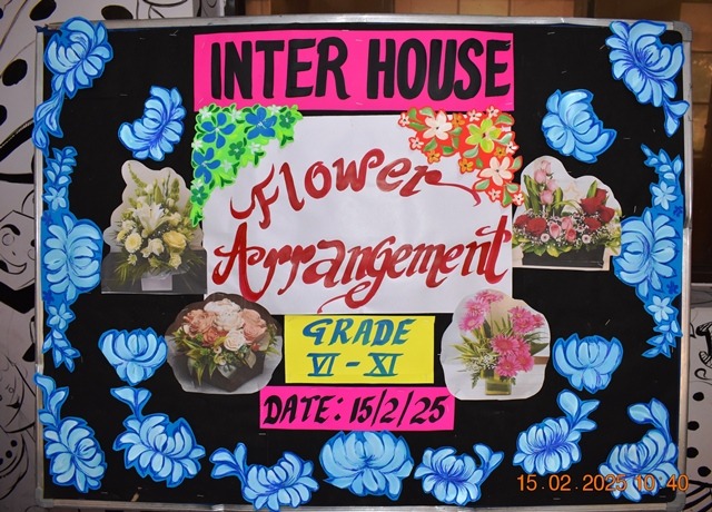 Inter-House Flower Arrangement Competition